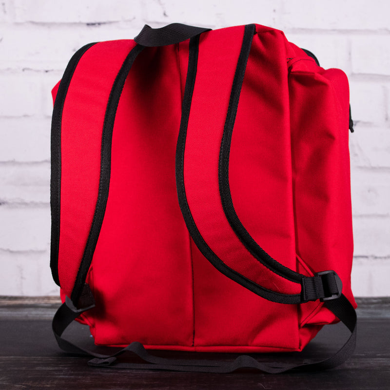 Cornhole Backpack Carry Case Red Back