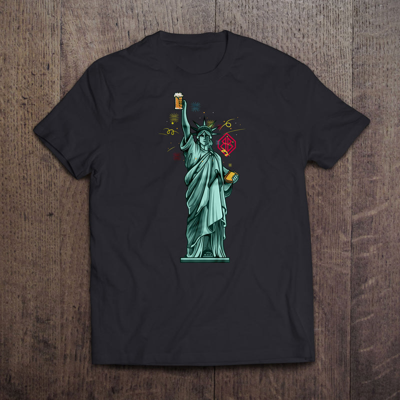Lady Liberty Cornhole Shirt