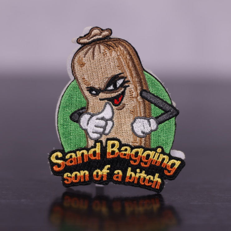 Sandbagging Son of a Bitch Velcro Cornhole Patch