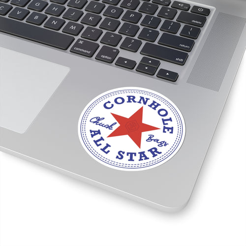Chuck Bags Cornhole Sticker