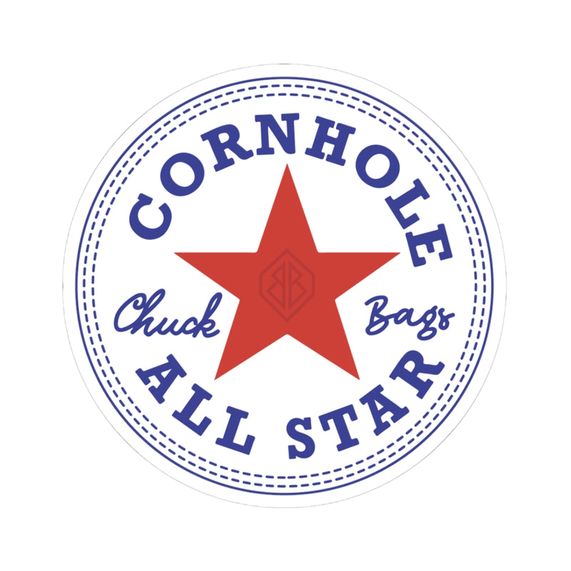 Chuck Bags Cornhole Sticker