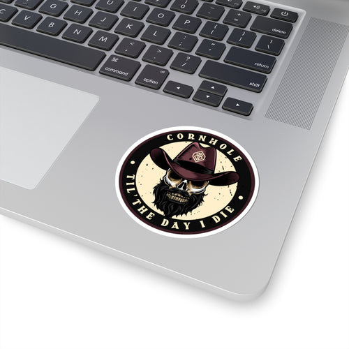 Cornhole Til I Die Cornhole Sticker