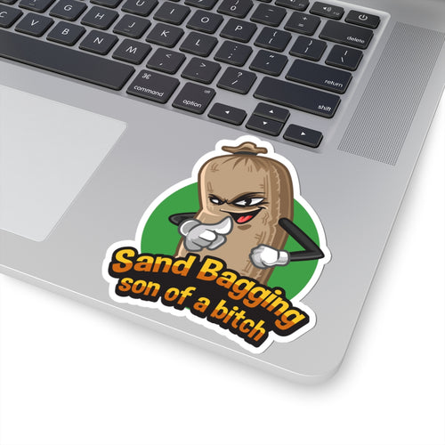 Sandbagging Son of a Bitch Cornhole Sticker