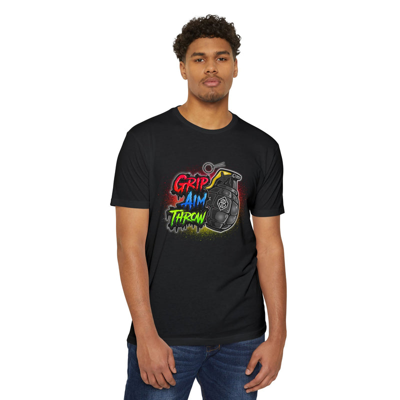 Launching Grenades Black Cornhole Shirt