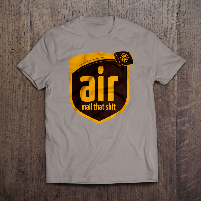 "Airmail That Shit" Cornhole Shirt (Grey)