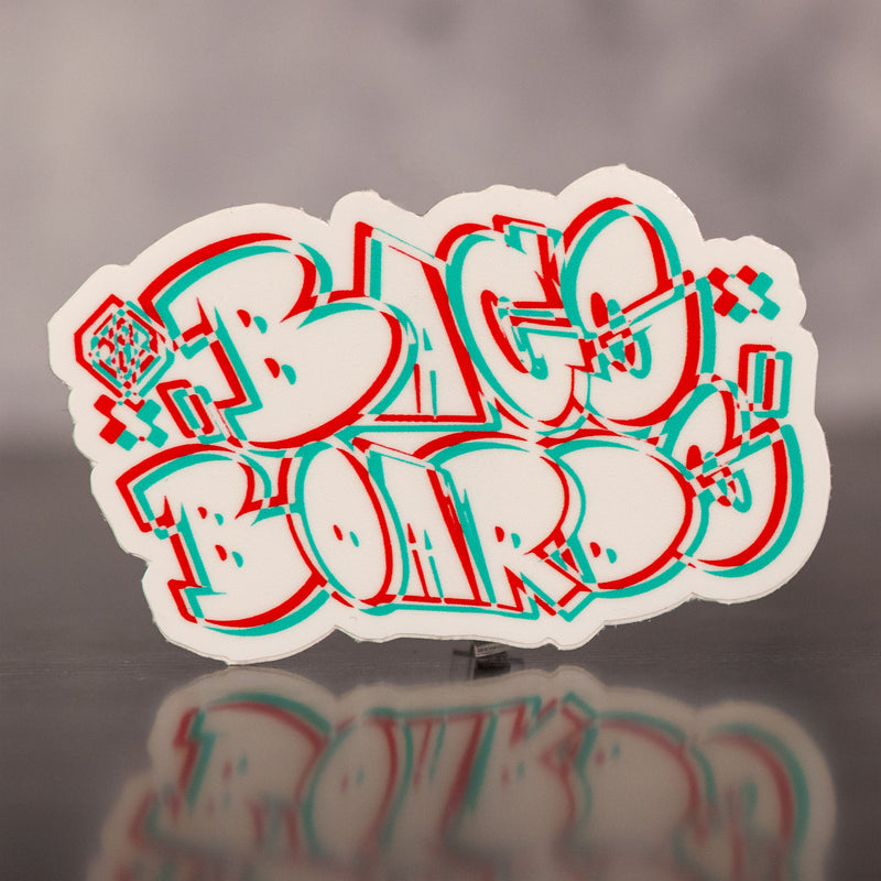 Bags Boards 3D Cornhole Sticker