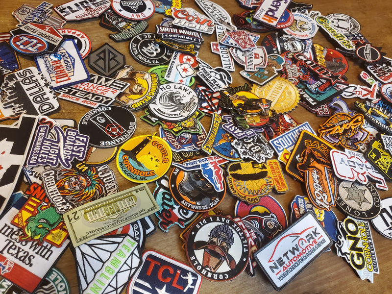 Custom Cornhole Velcro Patches