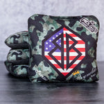 Reynolds Patriot Merica Camo Cornhole Bags