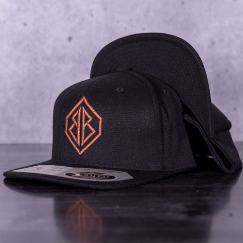 Black and Copper Cornhole Hat