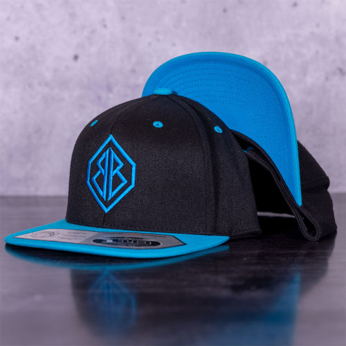 Black/Blue and Blue Cornhole Hat