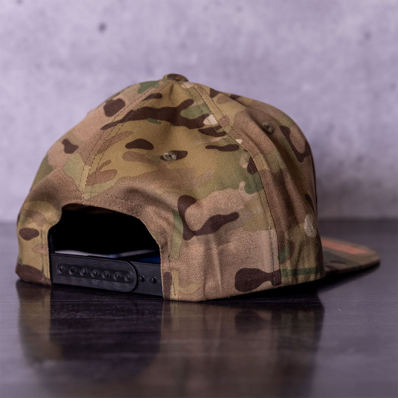 Camo and Black Cornhole Hat