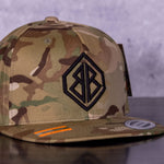 Camo and Black Cornhole Hat