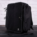 Cornhole Backpack Carry Case Black Front