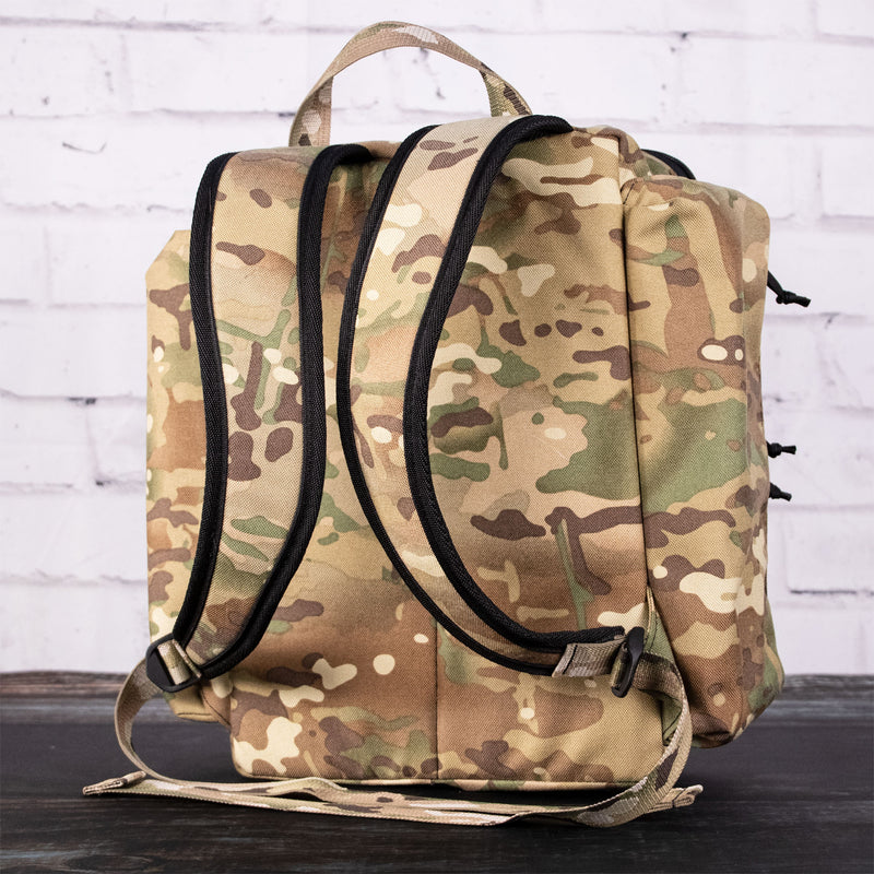 Cornhole Backpack Carry Case Camo Back