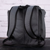 Cornhole Backpack Carry Case Charcoal Back
