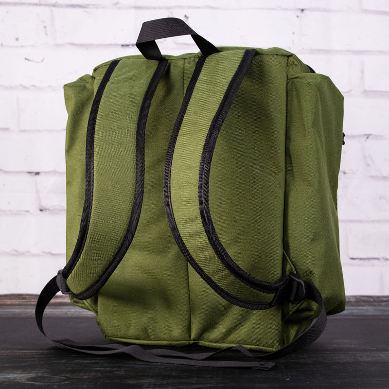 Cornhole Backpack Carry Case OD Green Back