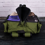 Cornhole Backpack Carry Case OD Green Full