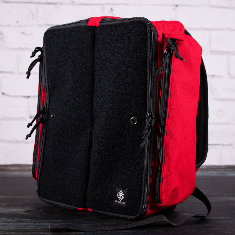 Cornhole Backpack Carry Case Red Front