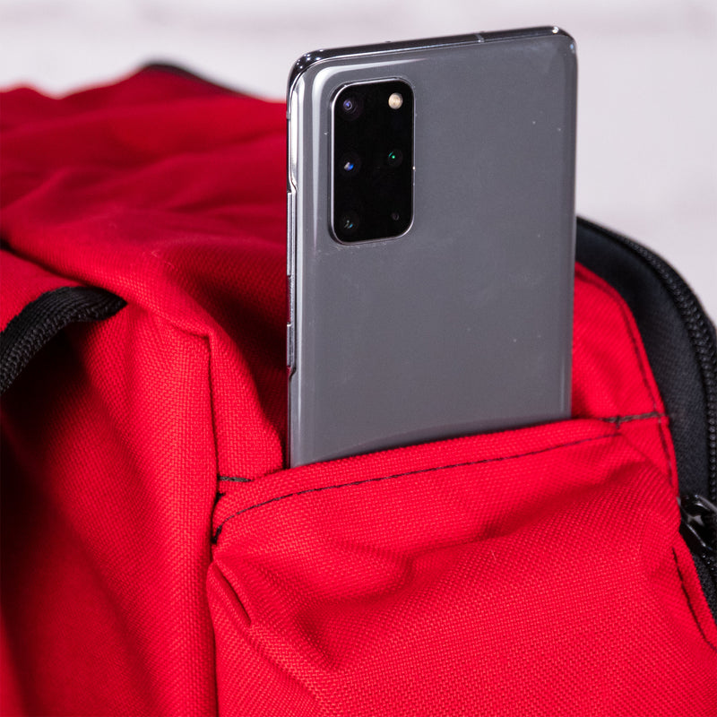 Cornhole Backpack Carry Case Red Phone