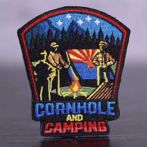 Cornhole Patch - Launching Grenades Velcro Patch – Bags Boards