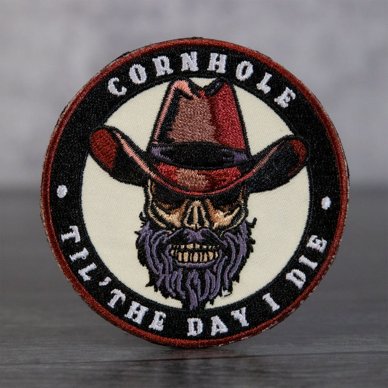 Cornhole Til' I Die Velcro Patch