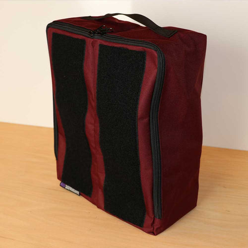 Double Crimson Cornhole Bags Carrying Case