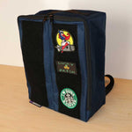 Double Navy Cornhole Bags Carrying Case