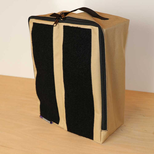 Double Tan Cornhole Bags Carrying Case