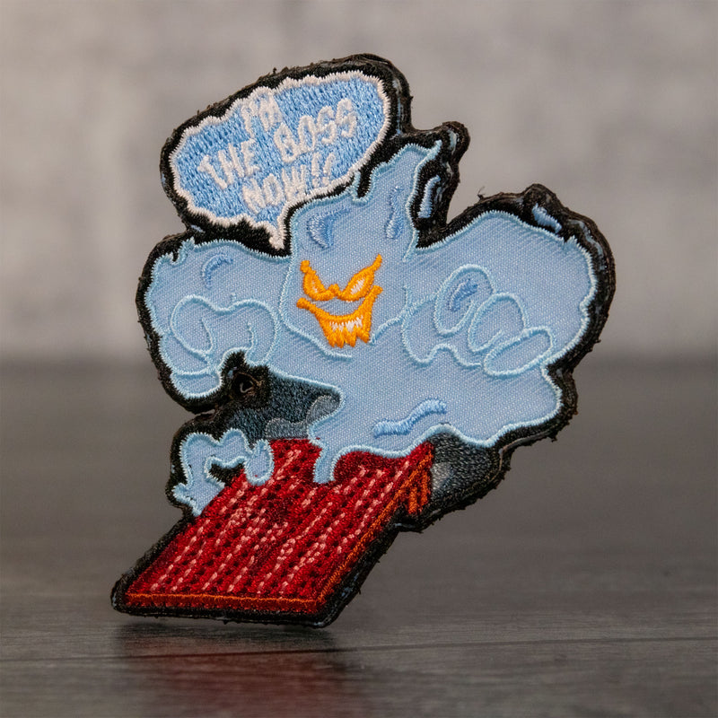 Ghost: I'm the Boss Now! Velcro Cornhole Patch