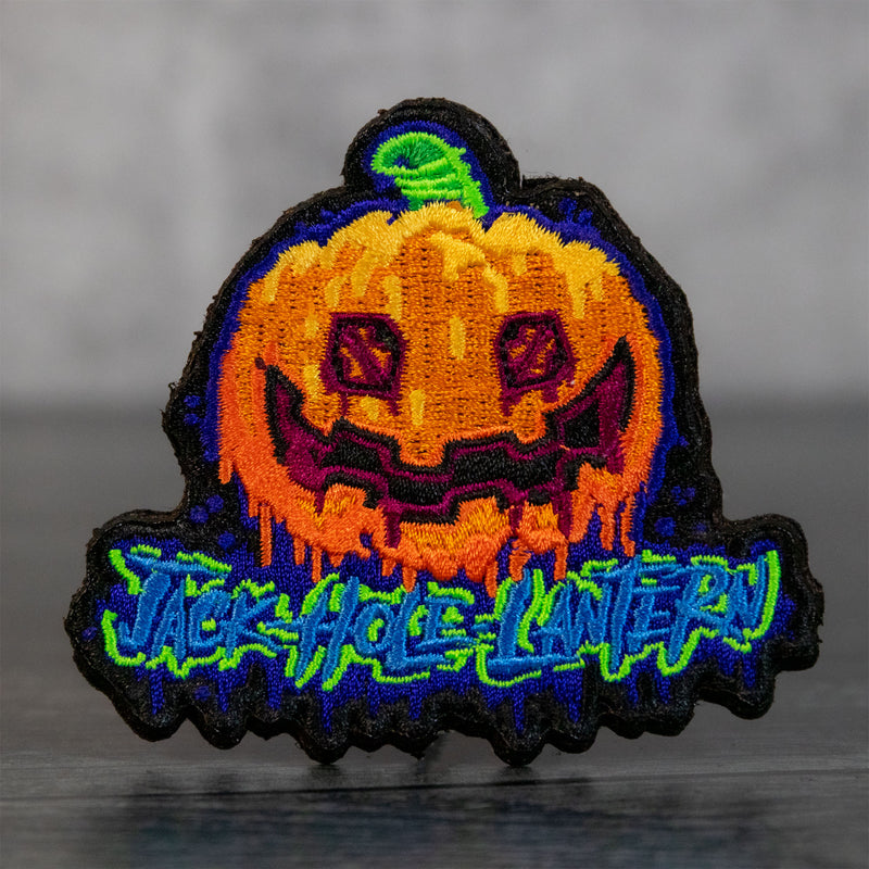 Jack-Hole-Lantern Cornhole Velcro Patch