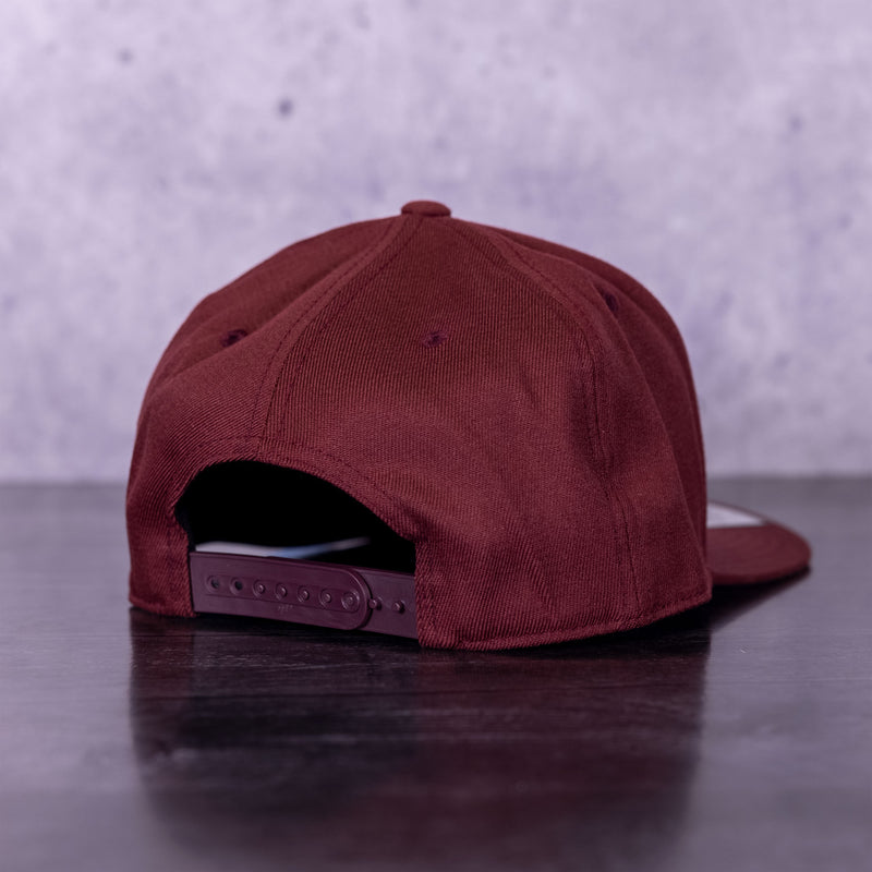 Maroon and Sand Cornhole Hat