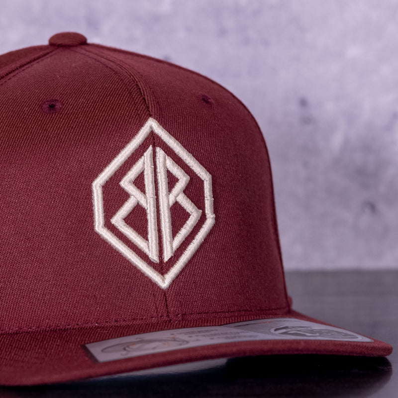 Maroon and Sand Cornhole Hat