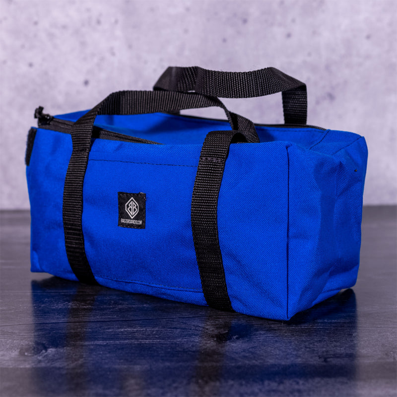 Blue Mini Duff Cornhole Bags Carrying Case