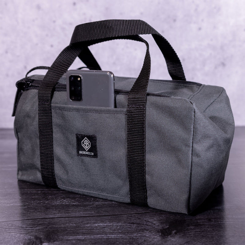 Charcoal Mini Duff Cornhole Bags Carrying Case
