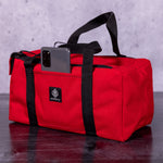 Red Mini Duff Cornhole Bags Carrying Case