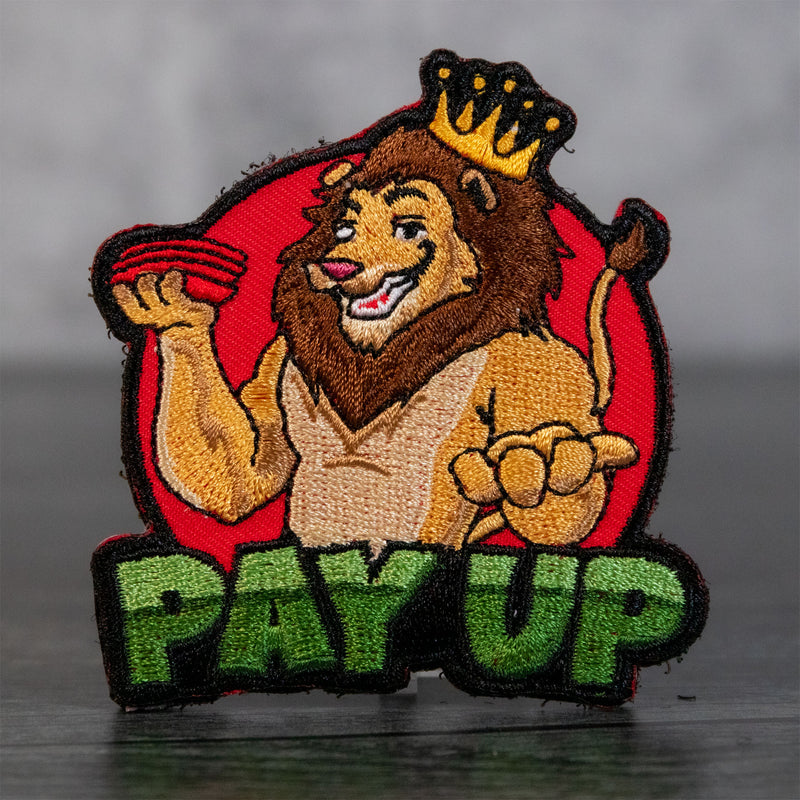 Pay Up Cornhole Velcro Cornhole Patch