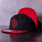 Black/Red and Red Cornhole Hat