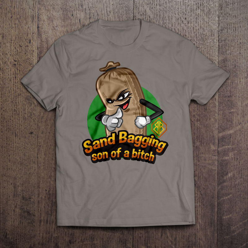 Sandbagging Son of a Bitch Cornhole Shirt