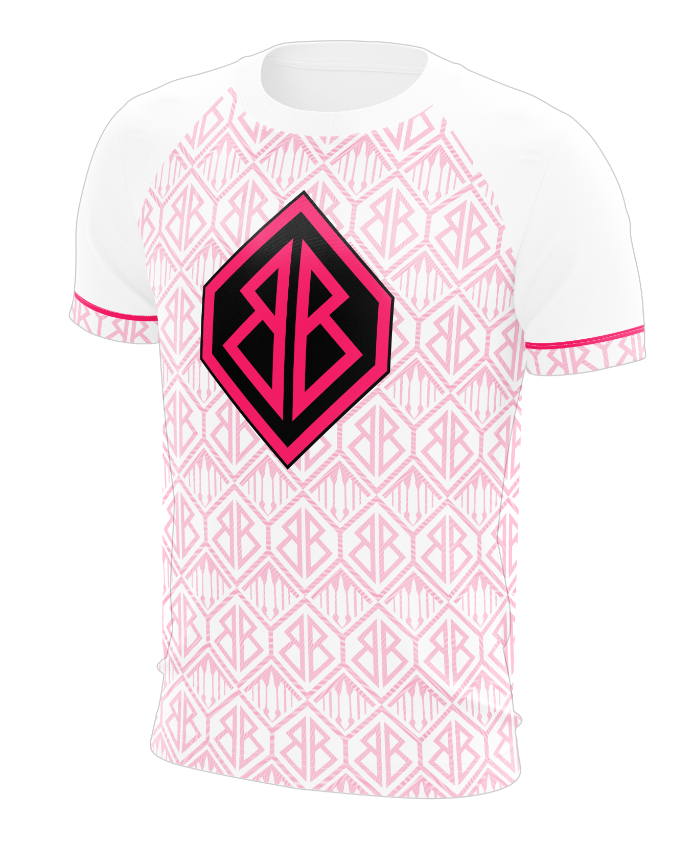 NEW Team Allcornhole White/Pink Customized AllCornhole Jersey