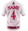 Bags Boards White Pink Cornhole Jersey (Customizable)