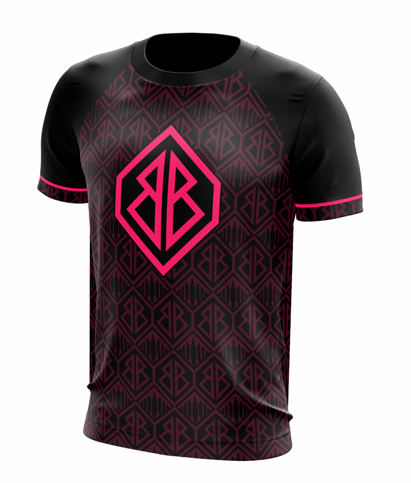 Bags Boards Black Pink Cornhole Jersey (Customizable)