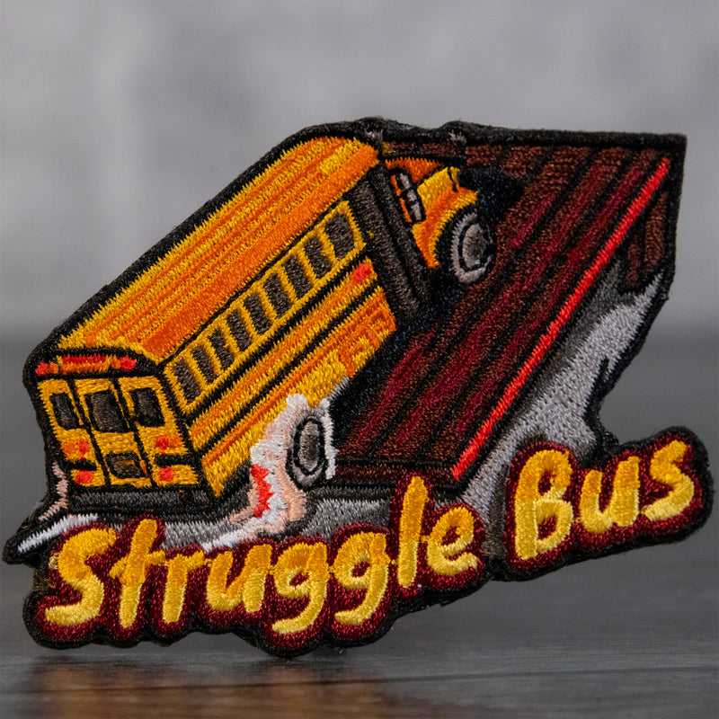 Struggle Bus Cornhole Velcro Patch